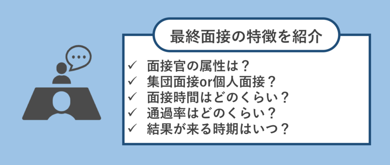 面接 いつ 最終 結果